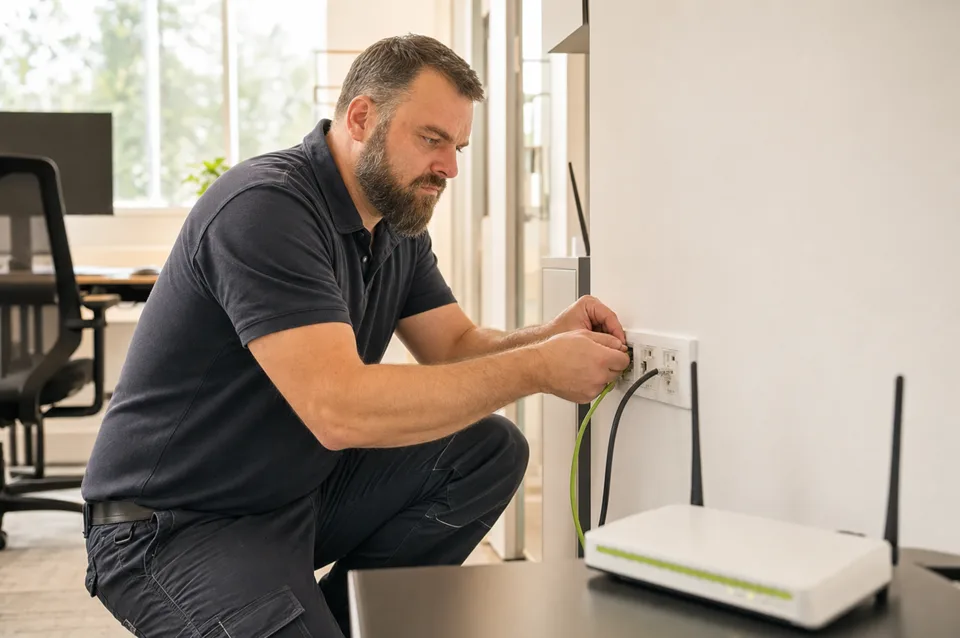 Festnetz – realistische Arbeitssituation